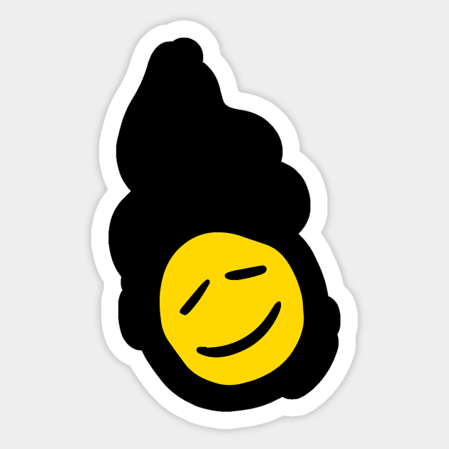 Smiley Face Sticker by VANDERVISUALS